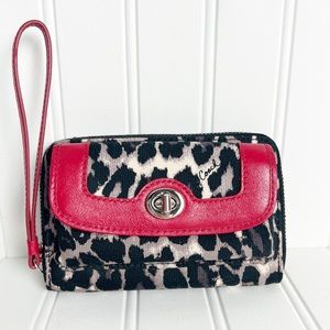 Coach Wristlet Animal Print NEW, With Tags